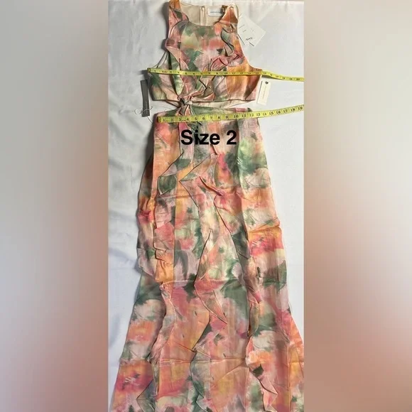 NWT Significant Other Rey Cutout Ruffle Dress - Picture 5 of 6